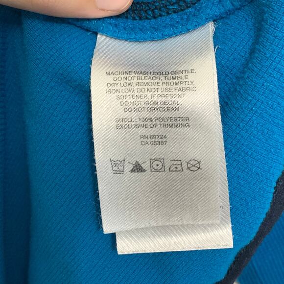 Columbia Omni-Wick 1/4 Zip Lightweight Fleece Pullover Women's Sz S Blue - Picture 6 of 6